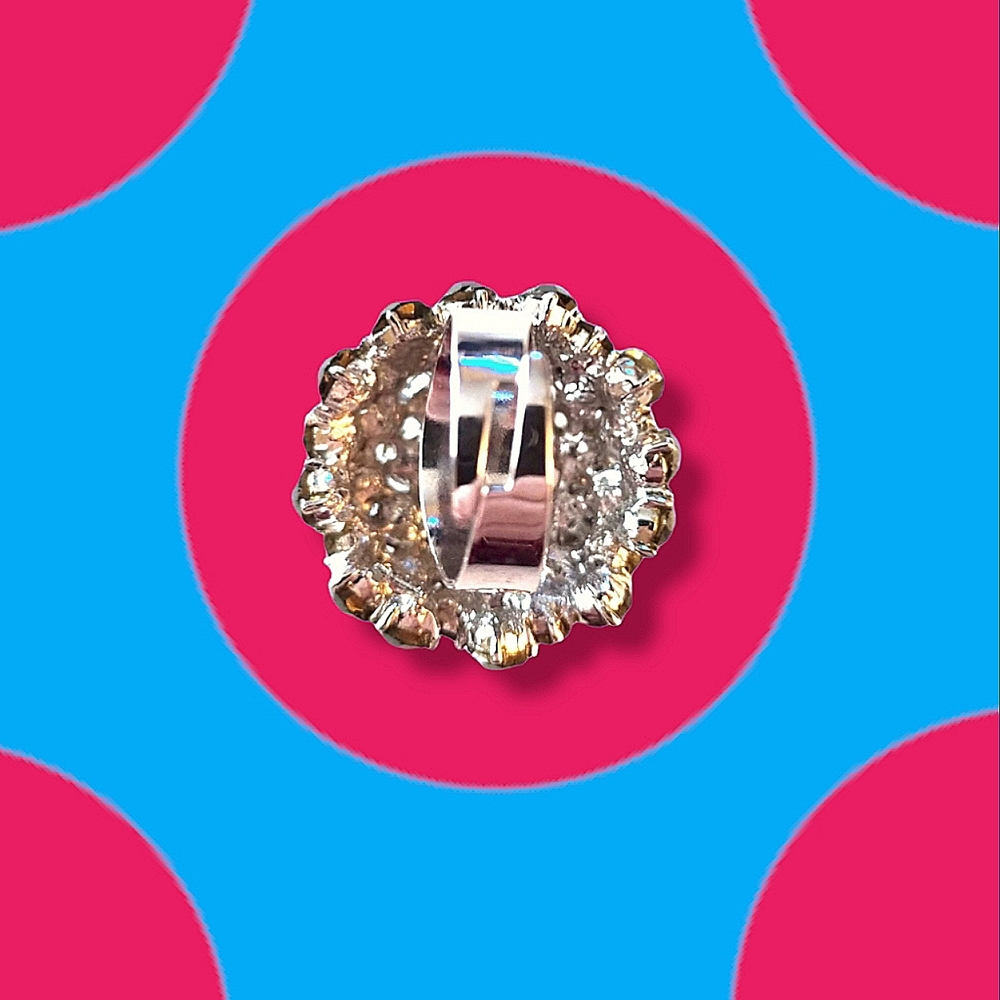 Adjustable Hematite Statement Ring - image 6